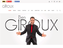 Tablet Screenshot of bengiroux.com